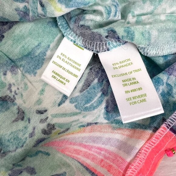 Lilly Pulitzer Palma Tube Top Hay Bay Bay Sailboat Tassel Strapless Womens Small - Picture 7 of 10